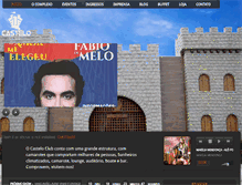 Tablet Screenshot of casteloclub.com.br